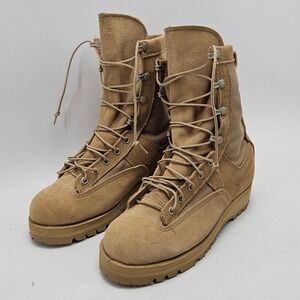 Belleville 790A Mens Tan Waterproof Gore-Tex Combat Flight Boots 8.0 W USA Made